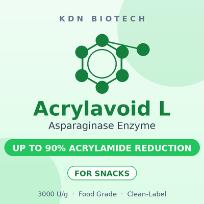 Un buon prezzo. Enzima asparaginasi Acrilavoloide L 3000 U/g Aiuto alla riduzione dell'acrilammide per alimenti in linea